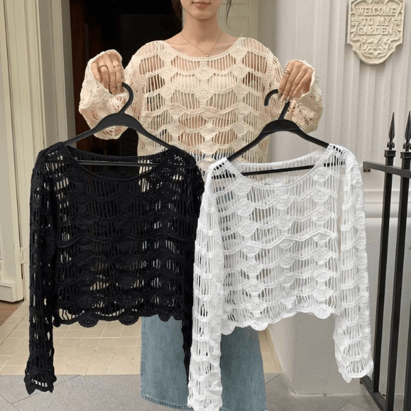 Blusa Crochet Dream